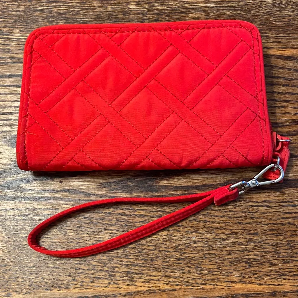 Vera Bradley Scarlet Quilted Wristlet - Image 2