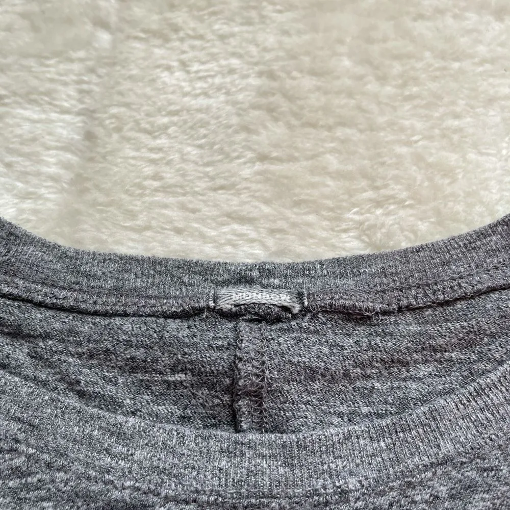 Monrow Double Layered Pullover Sweater/Sweatshirt Size XS - Image 5