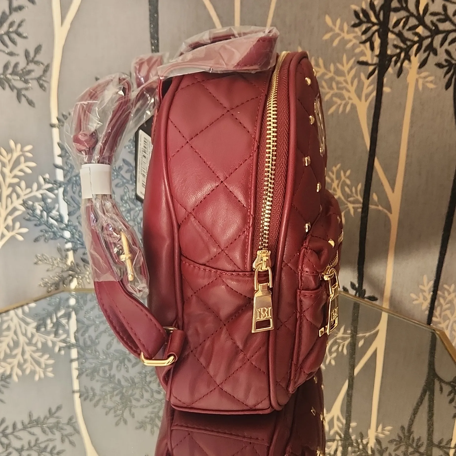 Badgley Mischka studded mini backpack NWT - Image 7