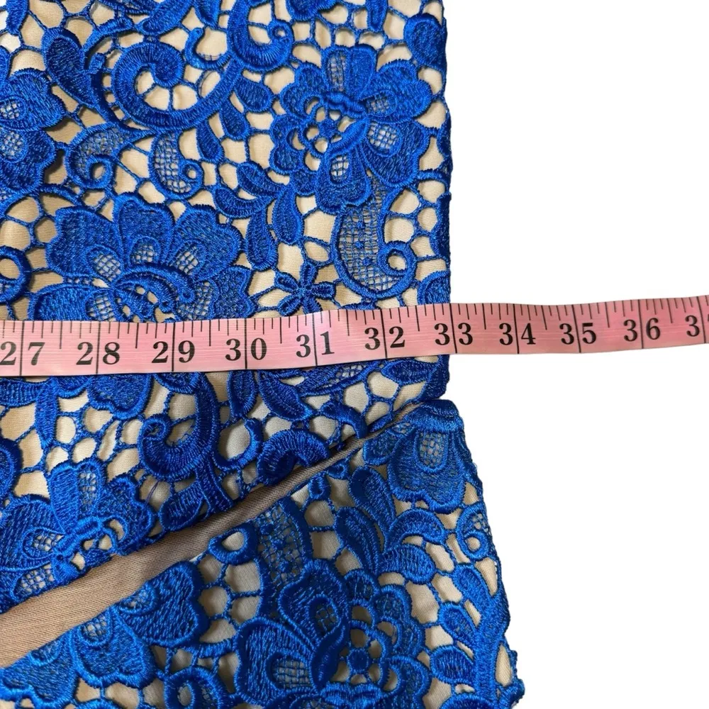 Three Floor Revolve Cobalt Blue Lace Mini Dress NWT - Image 9