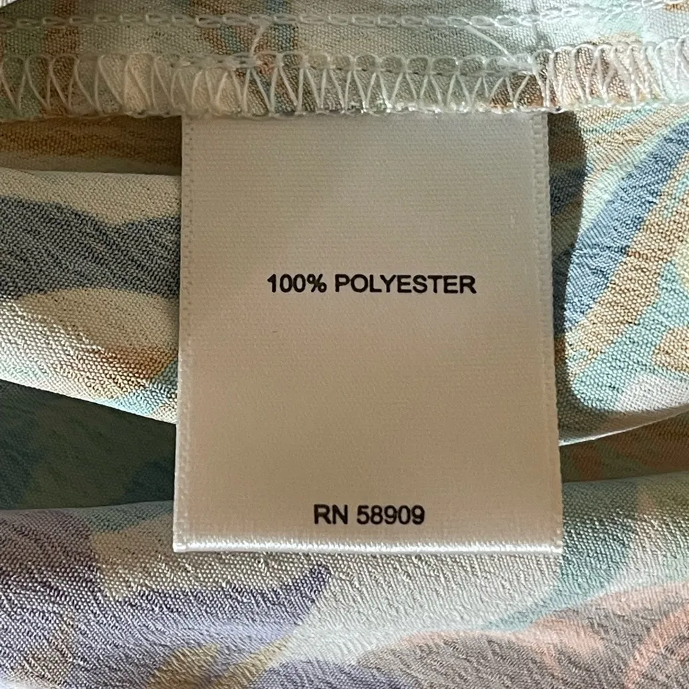 Gibson Latimer Women’s Size M Floral Sleeveless Top Ruffles Smocked Peplum - Image 8