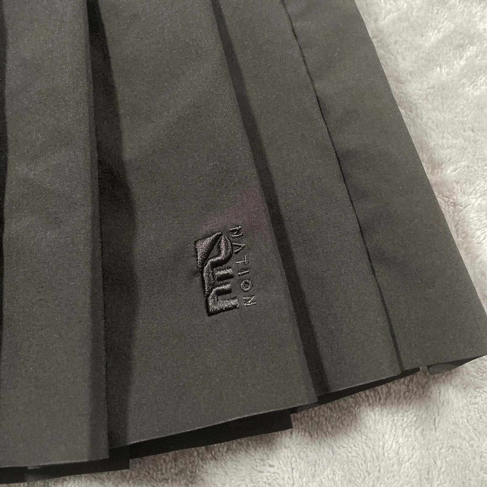 PE Nation Volley Skort Womens XS Black Pleated Tennis Pickleball Activewear - Image 3