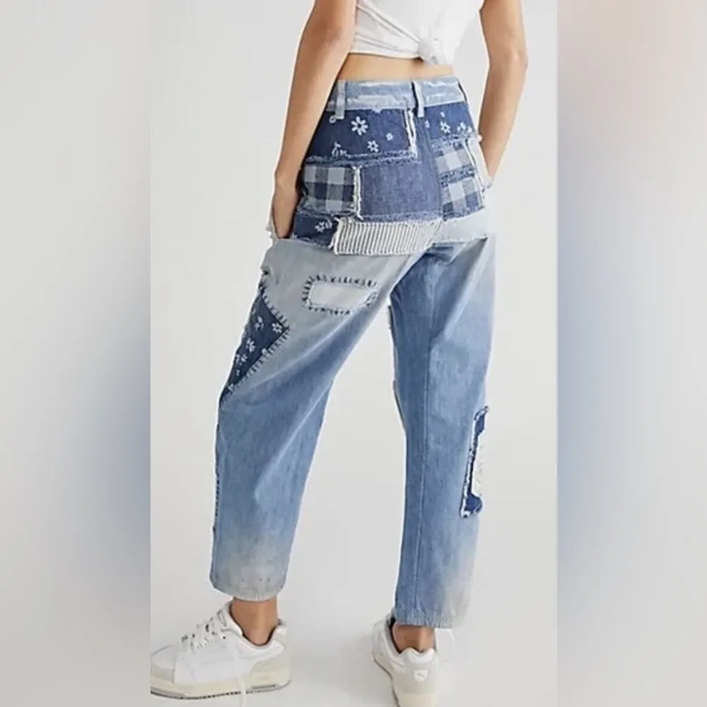 Free People Azalea Patchwork Jeans - Image 2