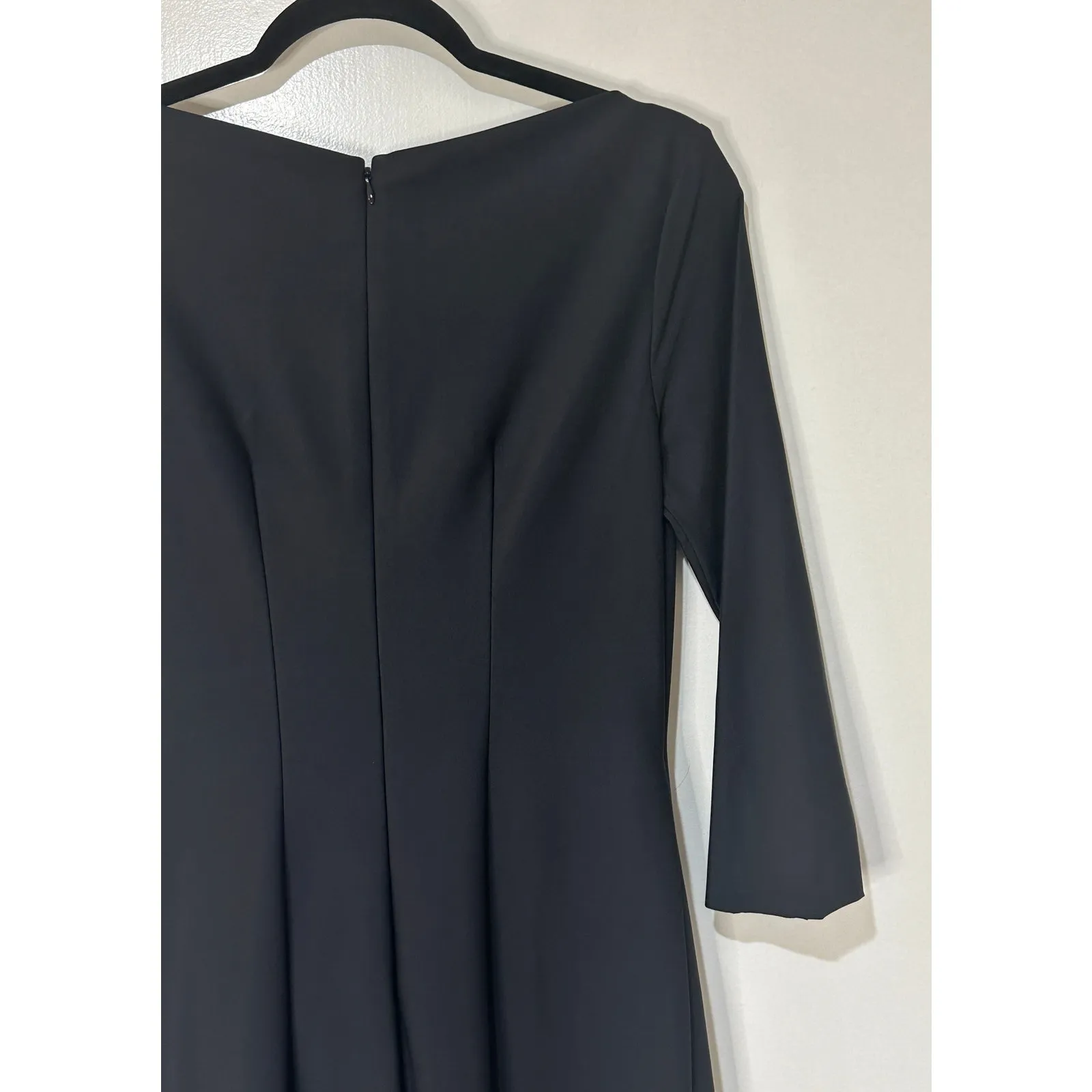 Alex Evenings V-Neck Evening Gown Black Size 8 NWT Elegant Special Occasion - Image 14