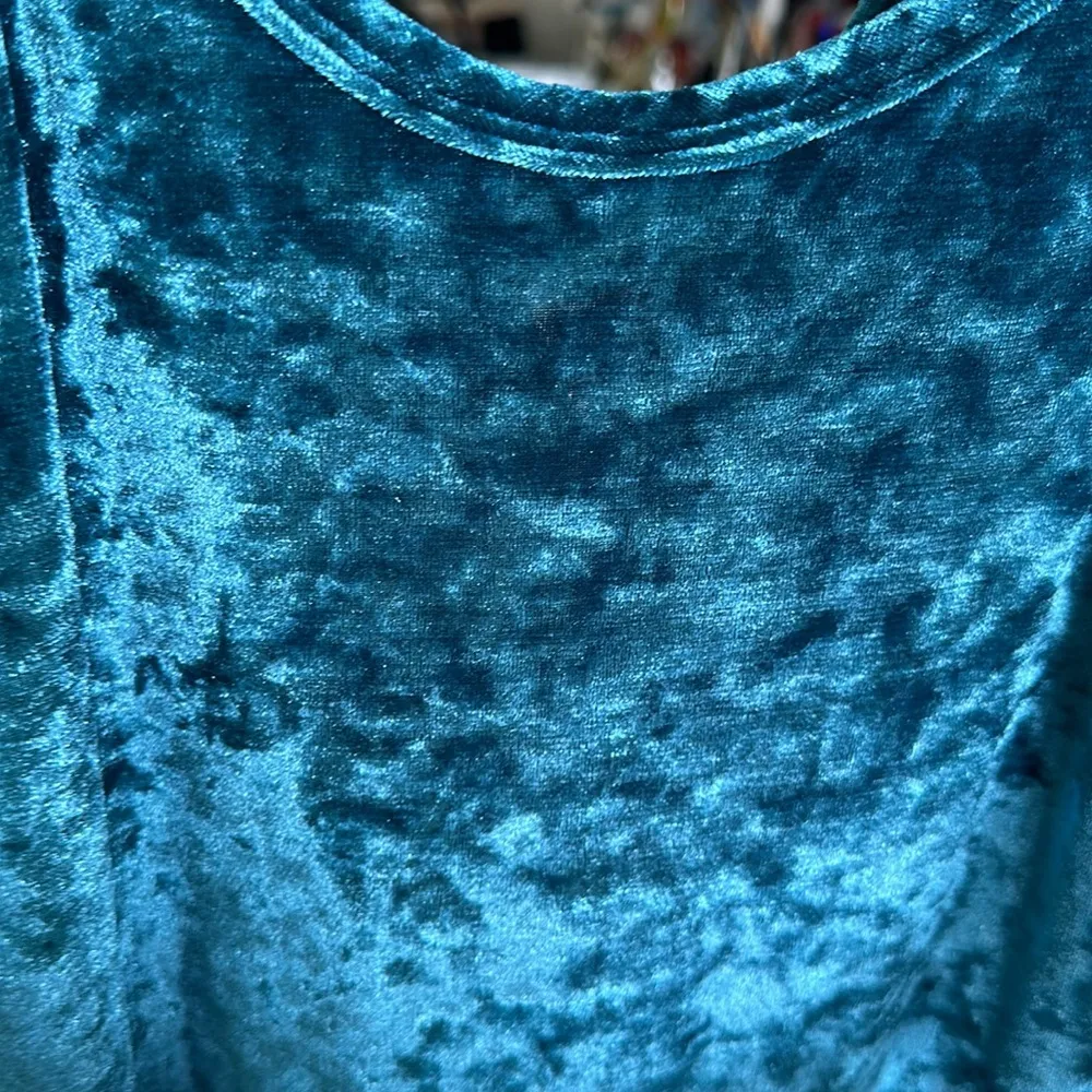 Crushed velvet mini dress - Image 6