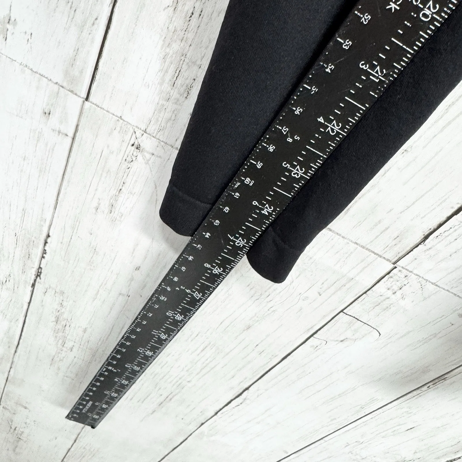 Assets by Spanx Pants Women Size Large Black Elastic Waist Knit Leggings Casual - Image 5