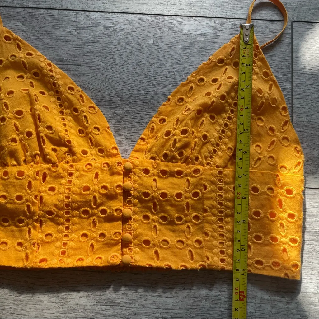 NWT Bar lll Yellow/Gold Crop top - Image 10