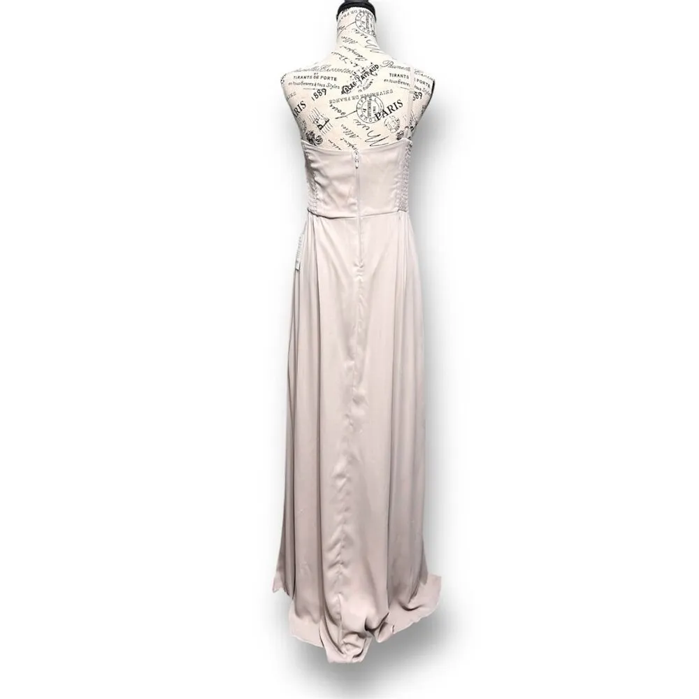 Show Me Your MuMu M Shannon One Shoulder Dress Show Me the Ring Slit Gown Formal - Image 9