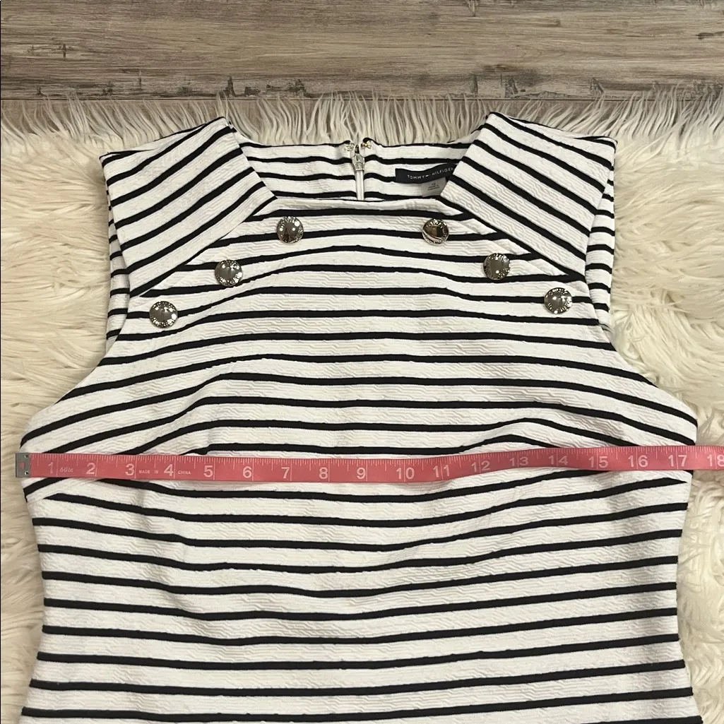 NWT Tommy Hilfiger sailor nautical textured stretch sheath dress 10 - Image 13