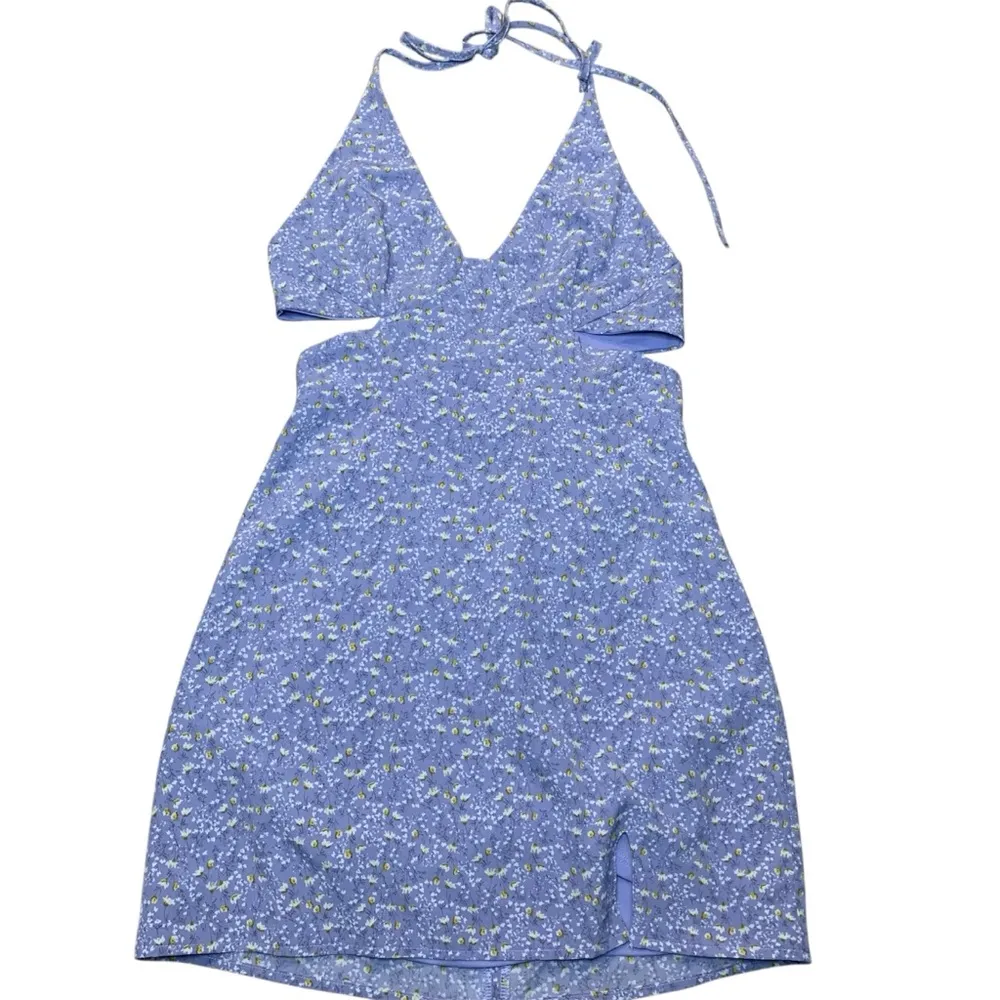 • Pacsun LA Hearts floral cutout mini dress purple small - Image 3