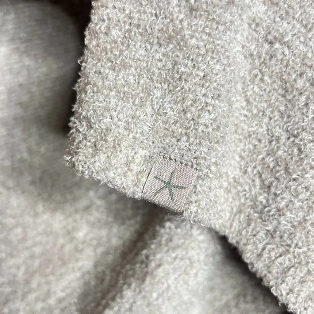 Barefoot Dreams Bamboo Chic Lite Grey Open Front Long Cozy Cardigan Sweater S/M - Image 5