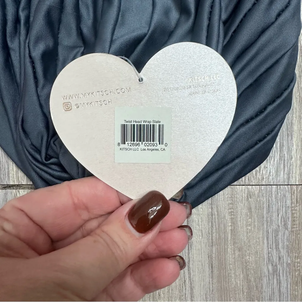 Kitsch Heather Pink Knot & Gray Head Wrap Bundle - Image 7