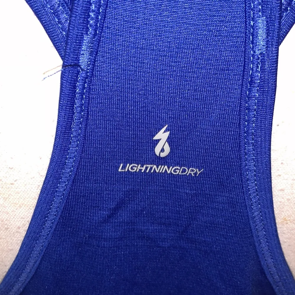 New Balance Vibrant blue workout gym racerback athletic tank top - Image 7