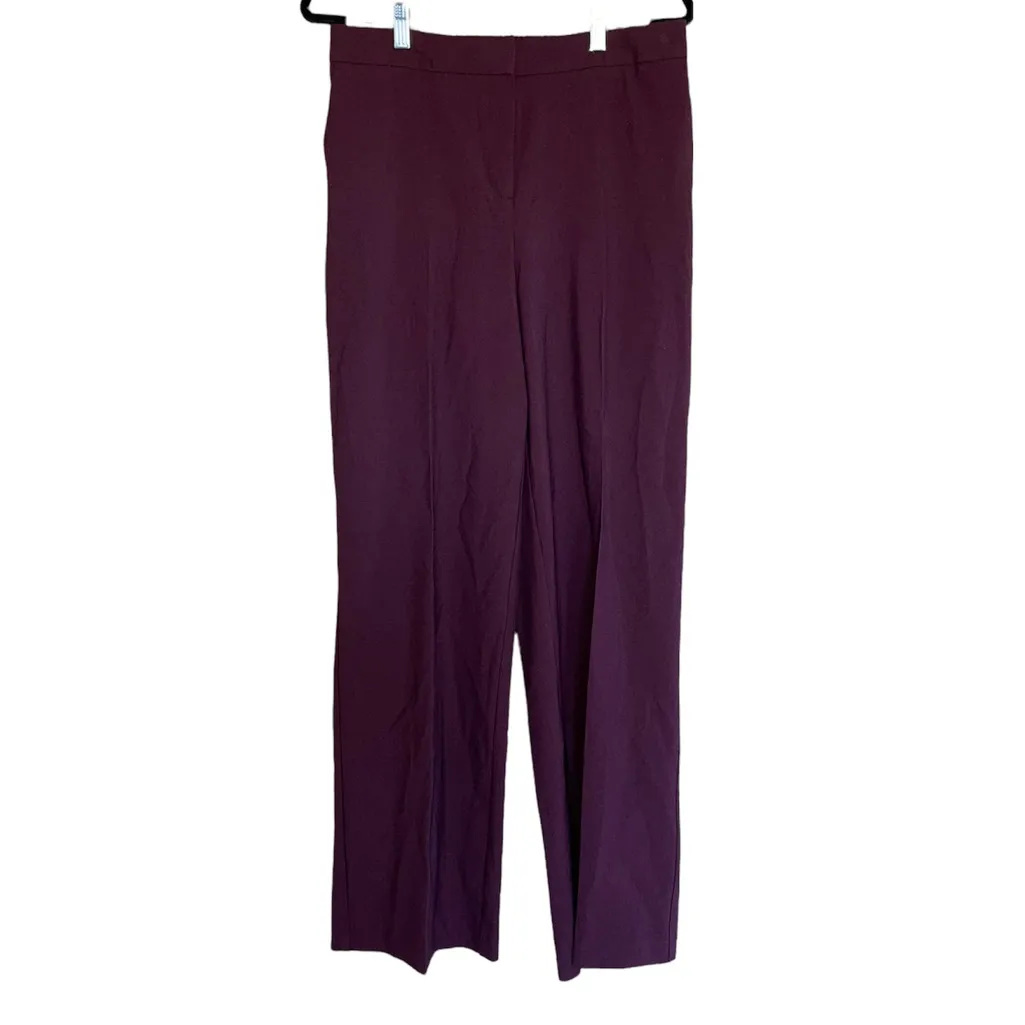 NWOT JOIE WIDE LEG HIGH WAISTED FULL LENGTH PANT IN COLOR WINE SZ-10 - Image 3
