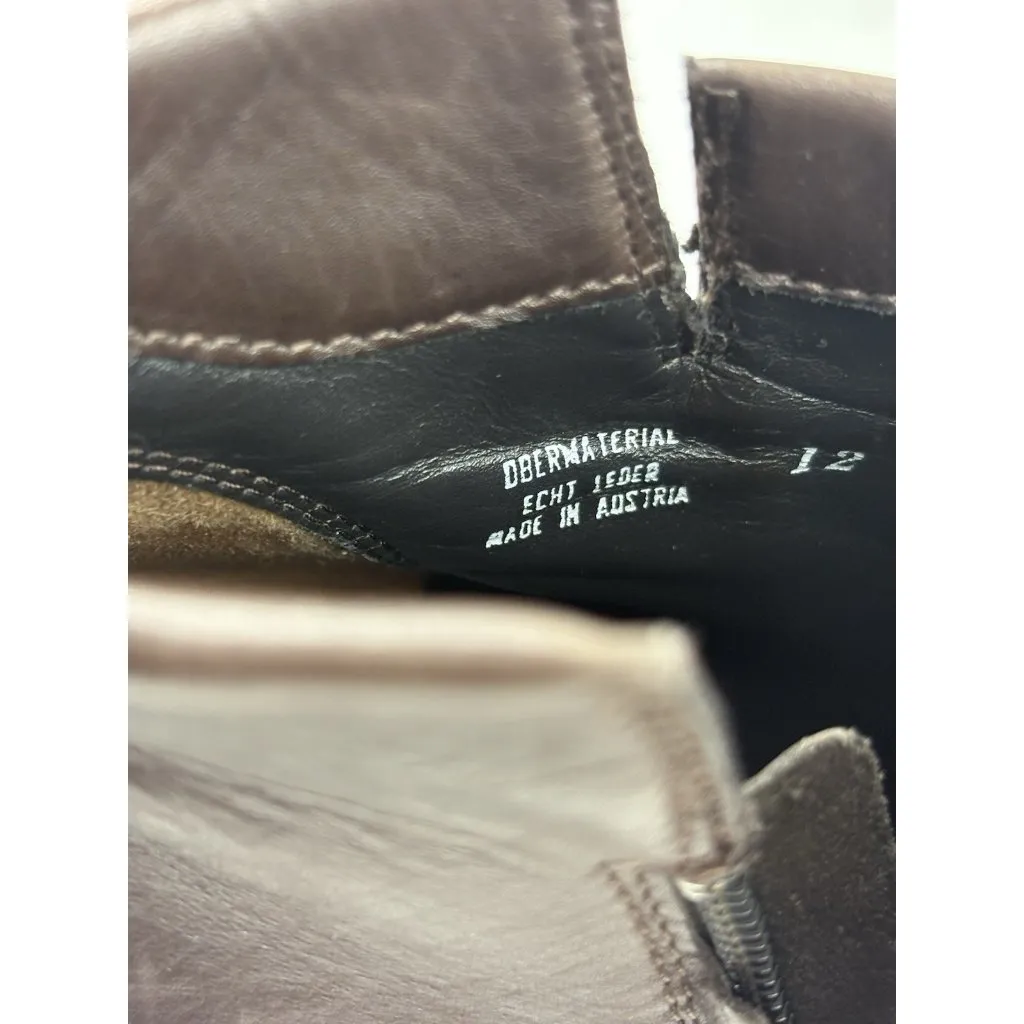 *Paul Green Alexa Boots Womens Size 5 Ankle Heeled Brown Leather Quiet Luxury - Image 13