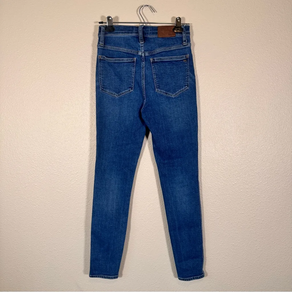 Madewell Blue 10in High Rise Skinny Jeans Womens 26 Casual Denim Fall - Image 4