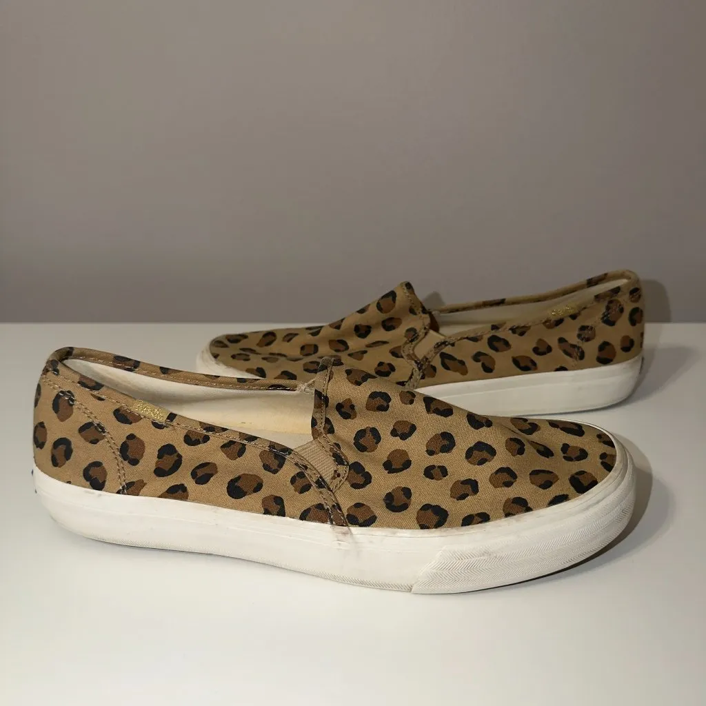 Keds Leopard Print Slip On Sneakers Women’s Size 9.5 Casual Shoes - Image 2