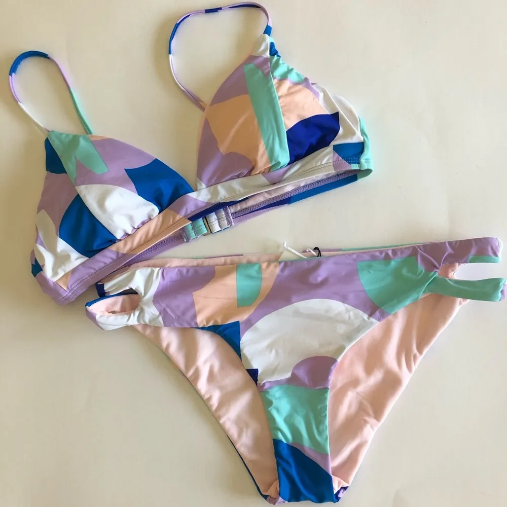 NWT The Bikini Lab Multicolor Two-Piece Bikini Set - Image 2