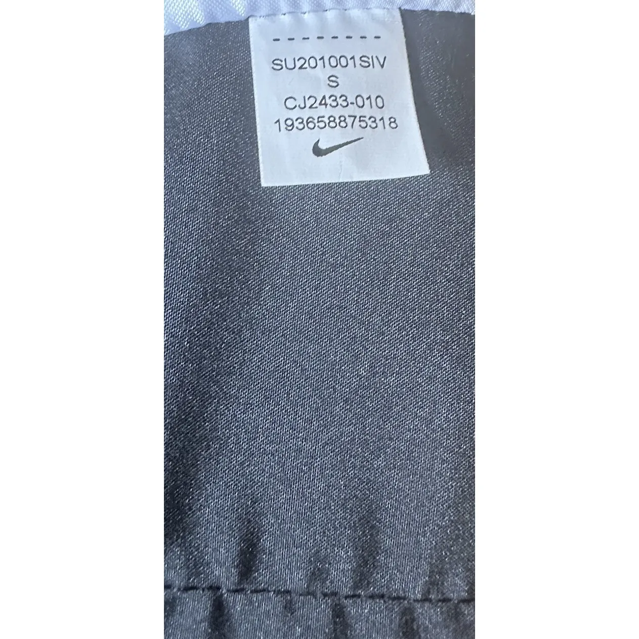 Nike Running Jacket Small Black Multicolor Print Mesh Back Reflective - Image 9