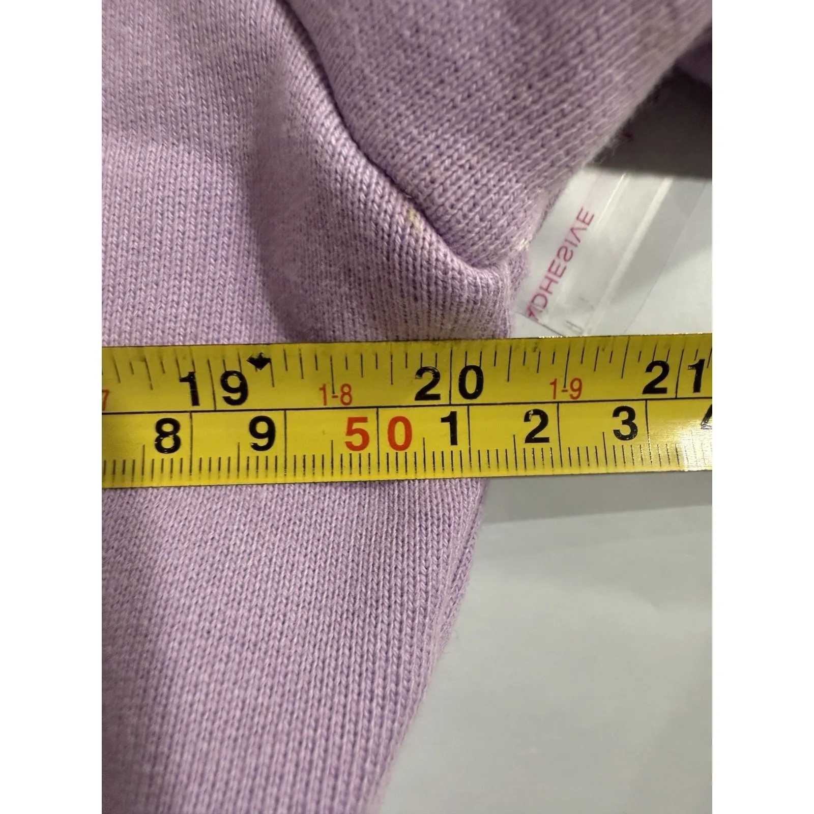 GIVENCHY‎ LOGO Cropped Fleece Hoodie TUFTED COTTON Purple - Image 10