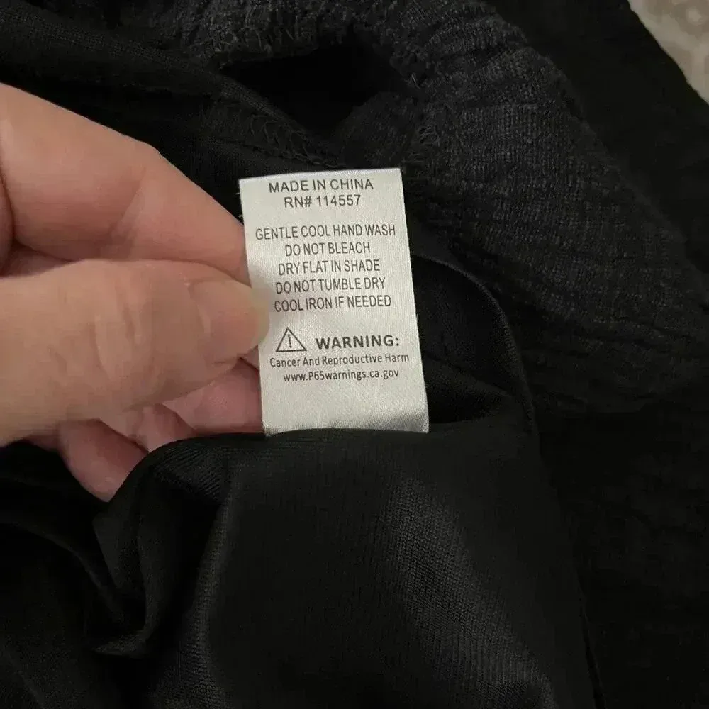 THML Women Small Dress Black Cotton Rayon‎ Embroidery Flutter Aztec Western SW - Image 10