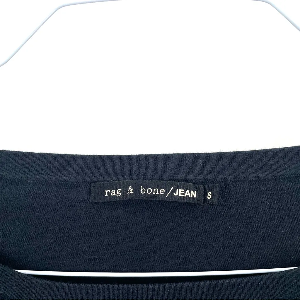 rag & bone Sara 3/4 Sleeve Stripe Knit Sweater Shirt Top - Image 7