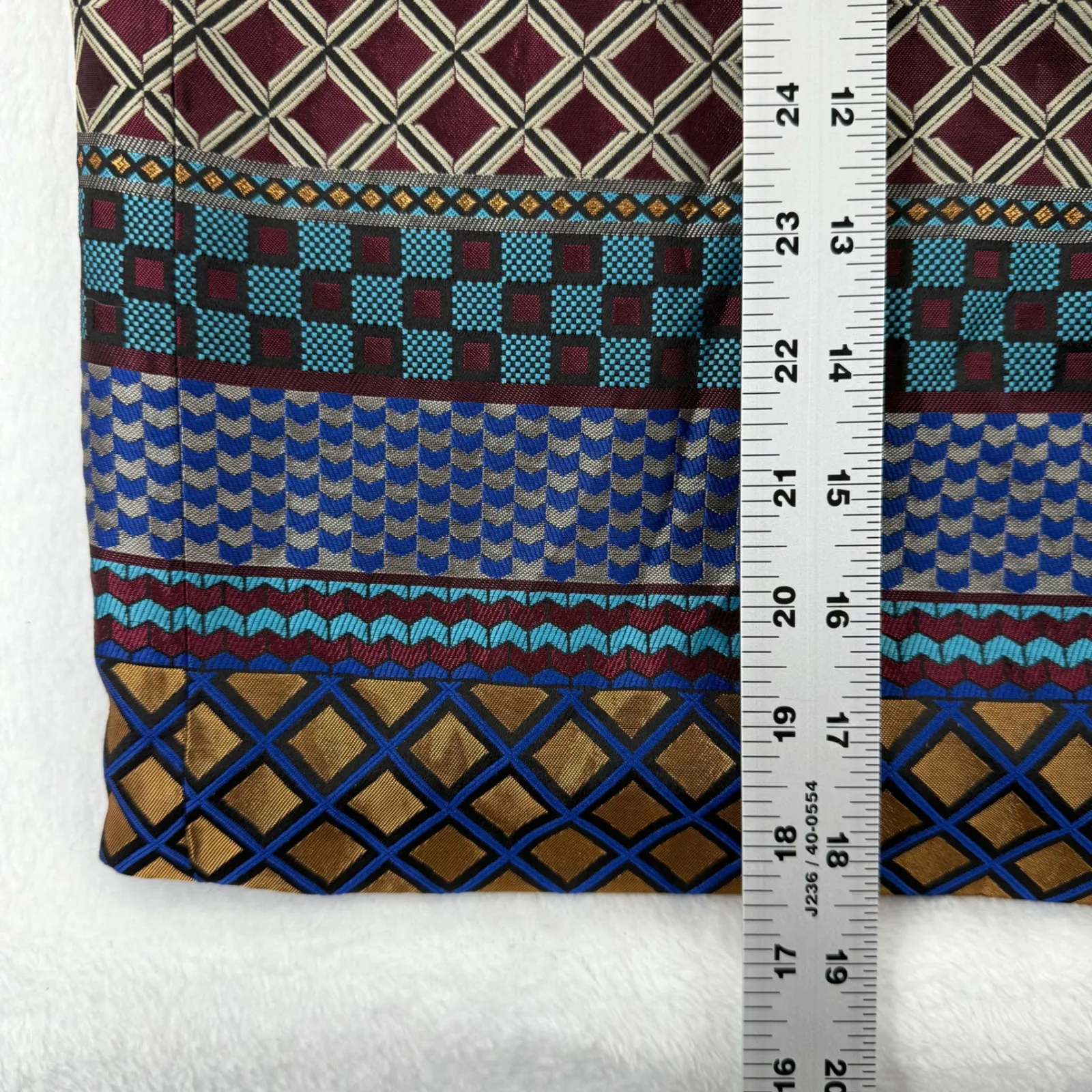 Maeve Anthropologie‎ Audra Mini Skirt 6 Metallic Geometric Tribal Mixed Jewel - Image 4