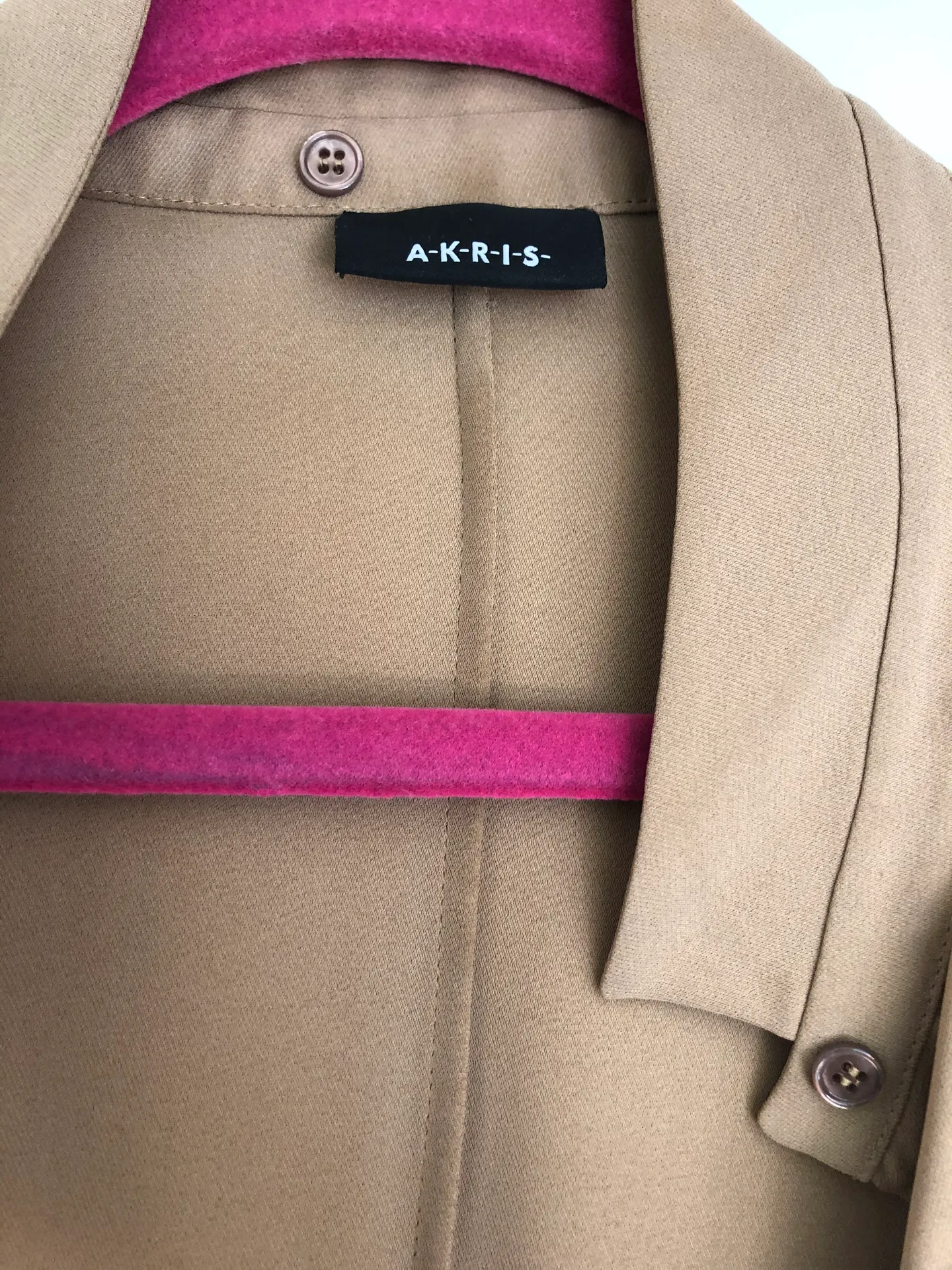 Akris Taupe Button Up - Image 4