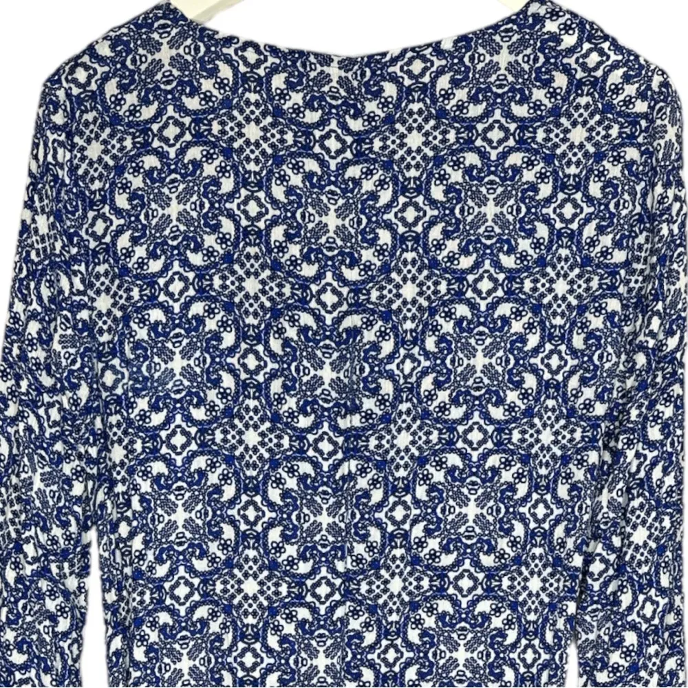 Lulu’s Mandala Daydream Blue Print Maxi Dress Small - Image 5