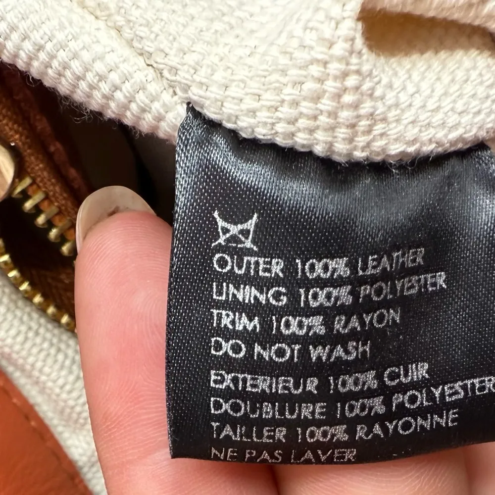 Brand new Sancia the Mini Milla Jet Set leather Bag in Cognac Brown - Image 15