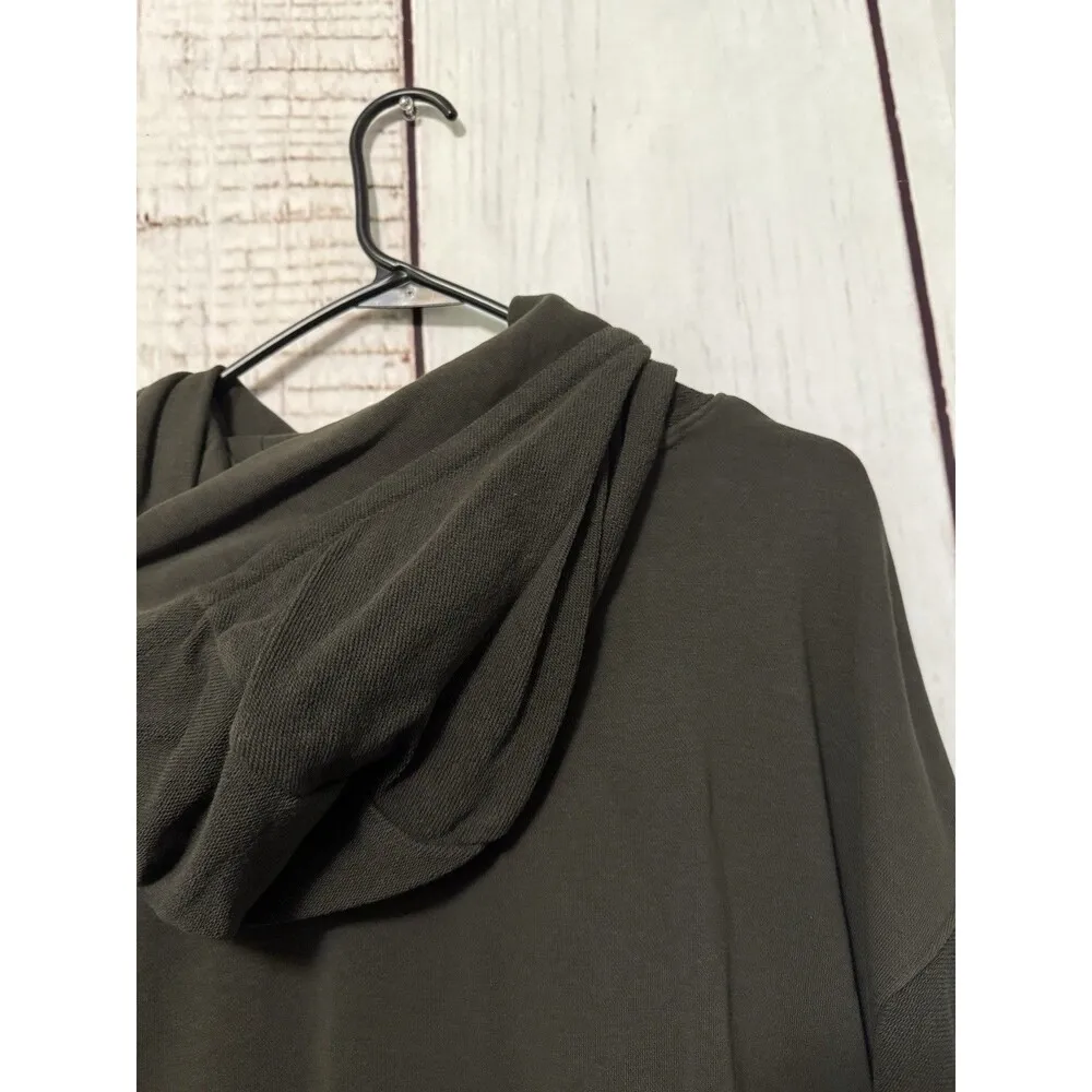 Nike Modern Fleece Oversize Hoodie Sequoia Green Center Swoosh Essential Size XL - Image 4