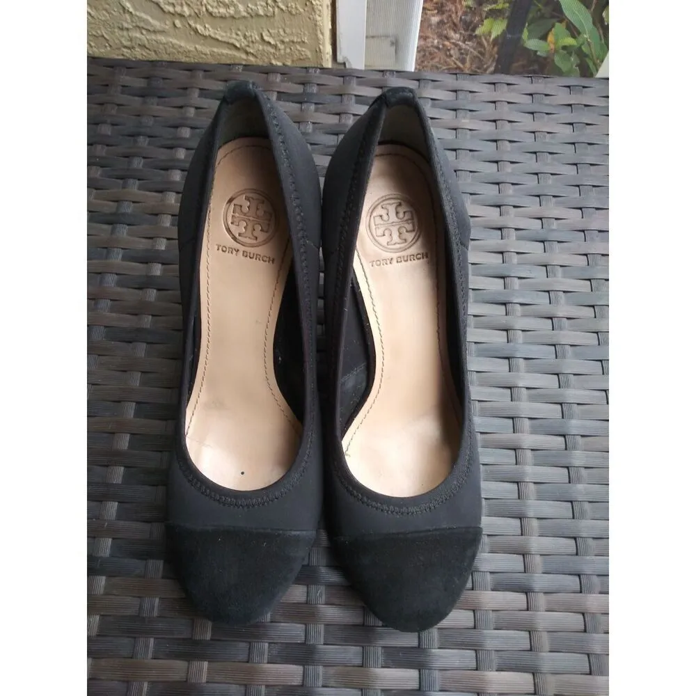 Tory Burch Wedge Heels Size 5 1/2 - Image 8