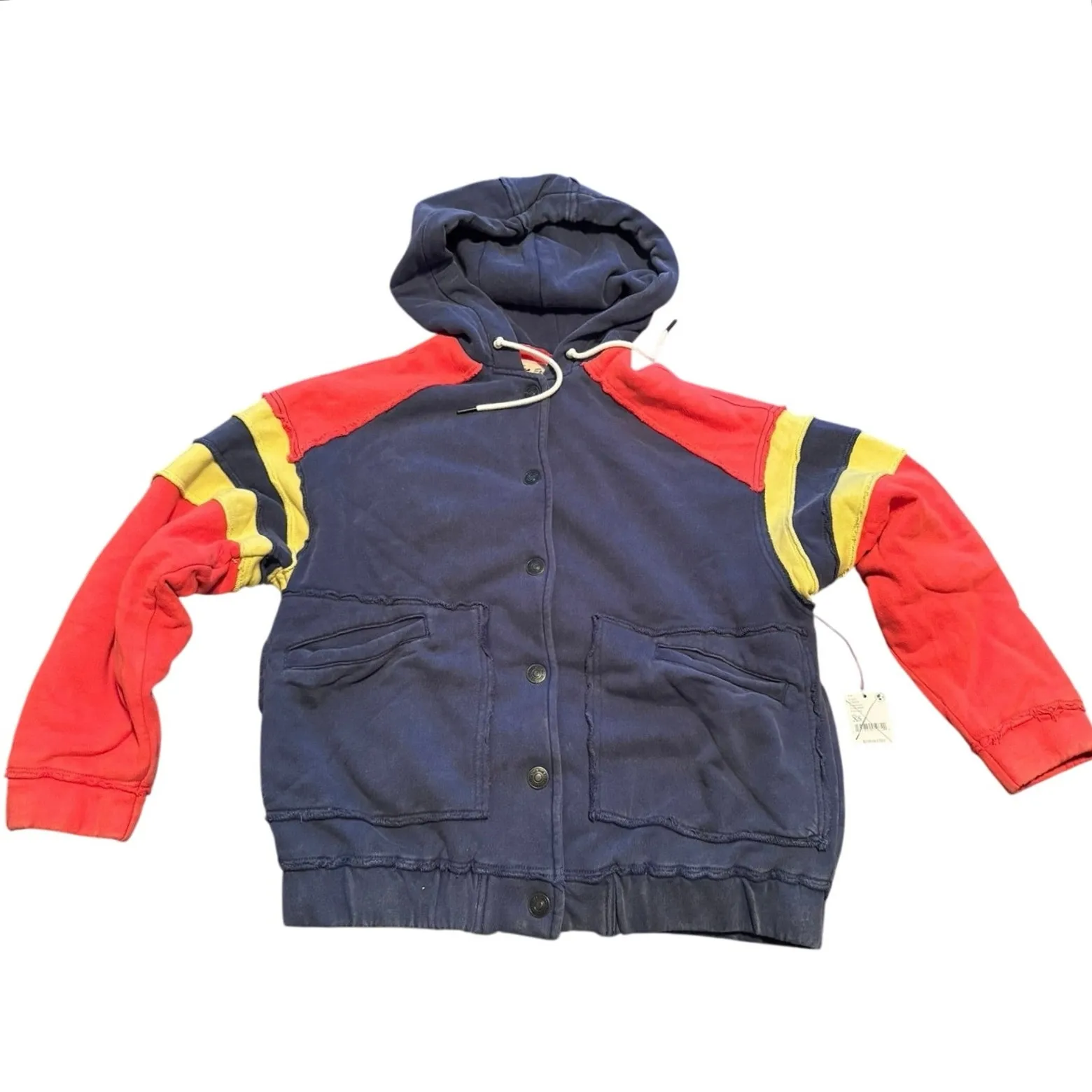 WE THE FREE / FREE PEOPLE Jianna Varsity Bomber Size XS New w/ Tag MSRP $248 SOO - Image 6