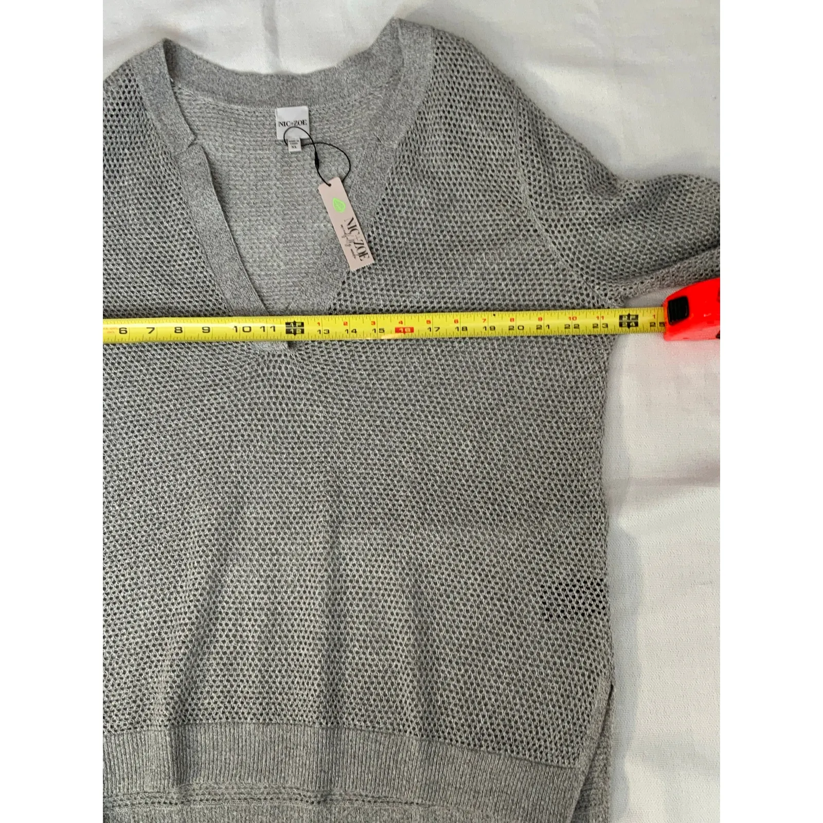 Nic‎ + Zoe Mesh Stitch Sweater size xl - Image 6