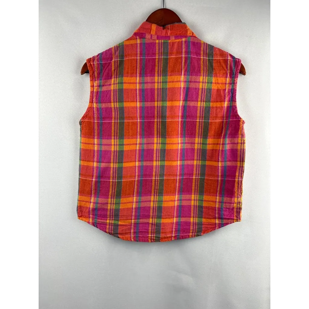 Basic Essentials Womens Sleeveless Button - Image 4