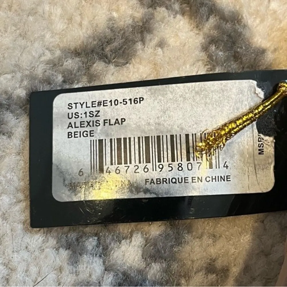 NWT Bebe Beige Alexis Flap Wallet - Image 5