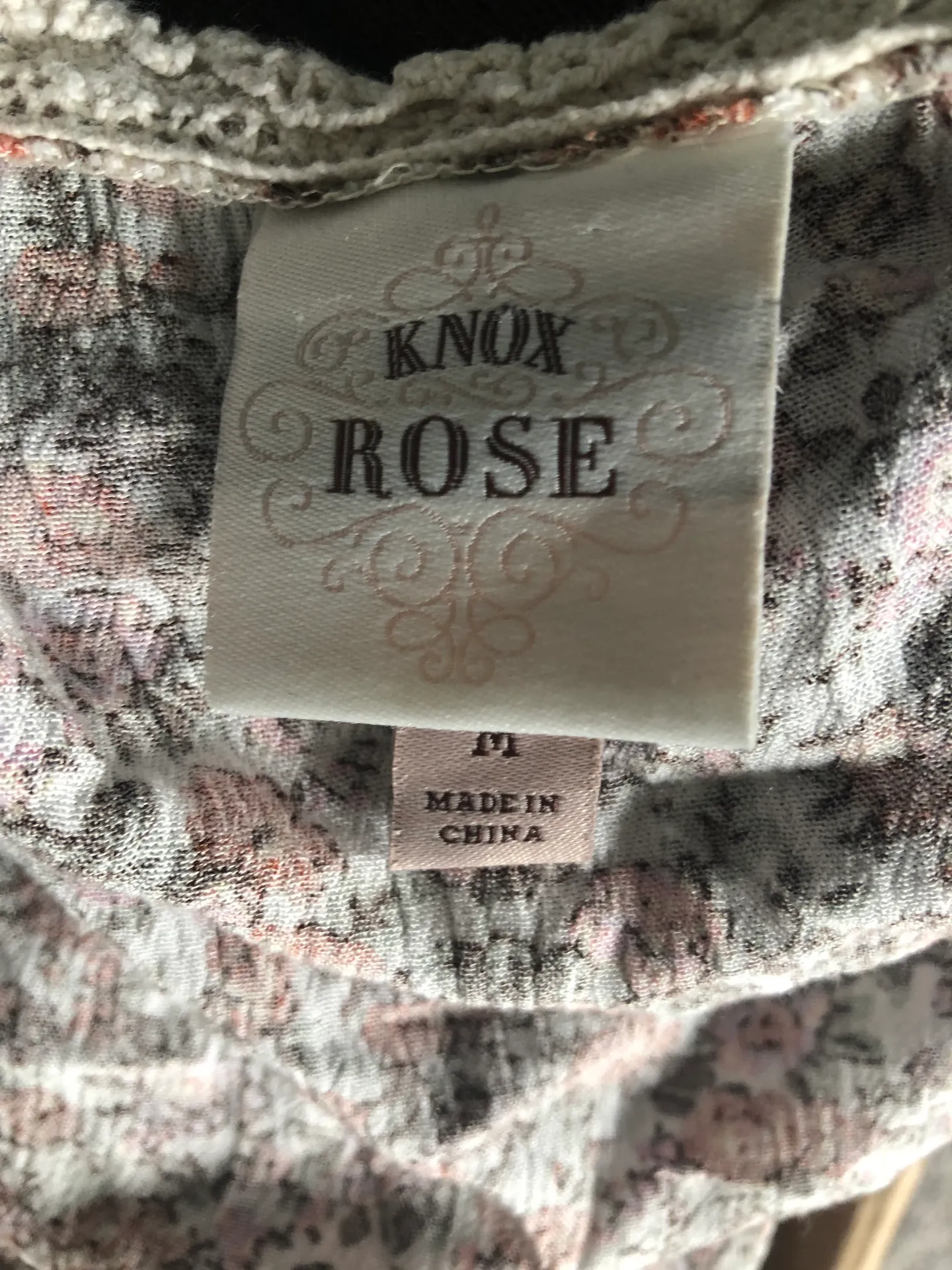 Floral Crochet Trim Kimono - Image 5