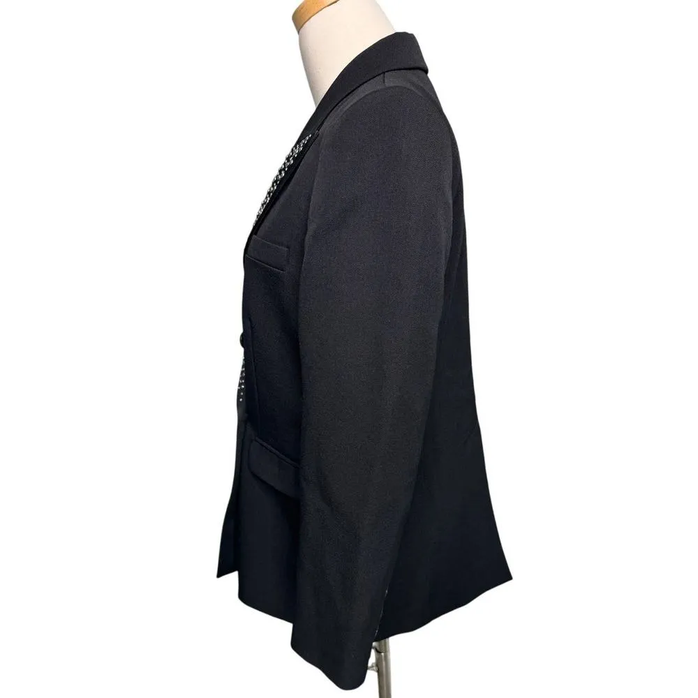 Isabel Marant Paryam embellished blazer jacket crystal studded size FR40 US 8 - Image 10