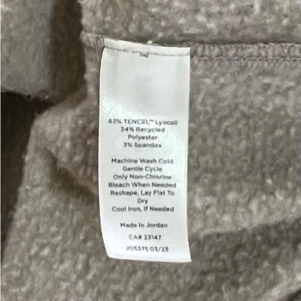 Women’s Haven Well Within tan pullover fleece shawl collar top soft oversized XS - Image 5