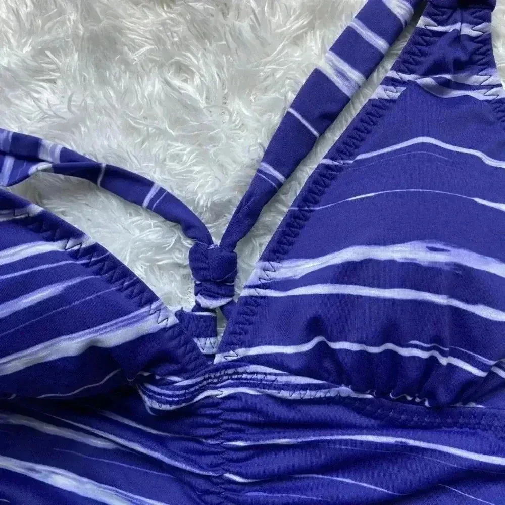 Athleta Aqualuxe Print Molded Cup Tankini TOP-‎ S - Image 3