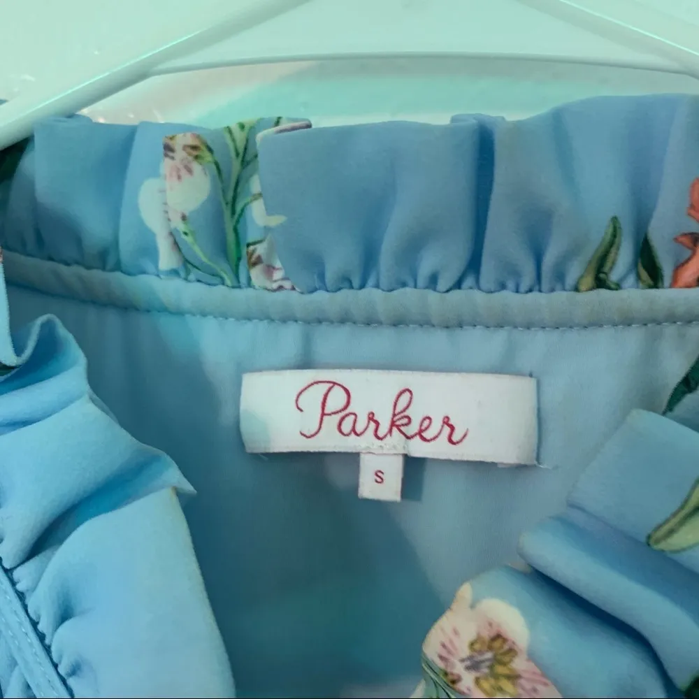 Parker Daphne Floral Cold Shoulder Shift Dress - Image 9