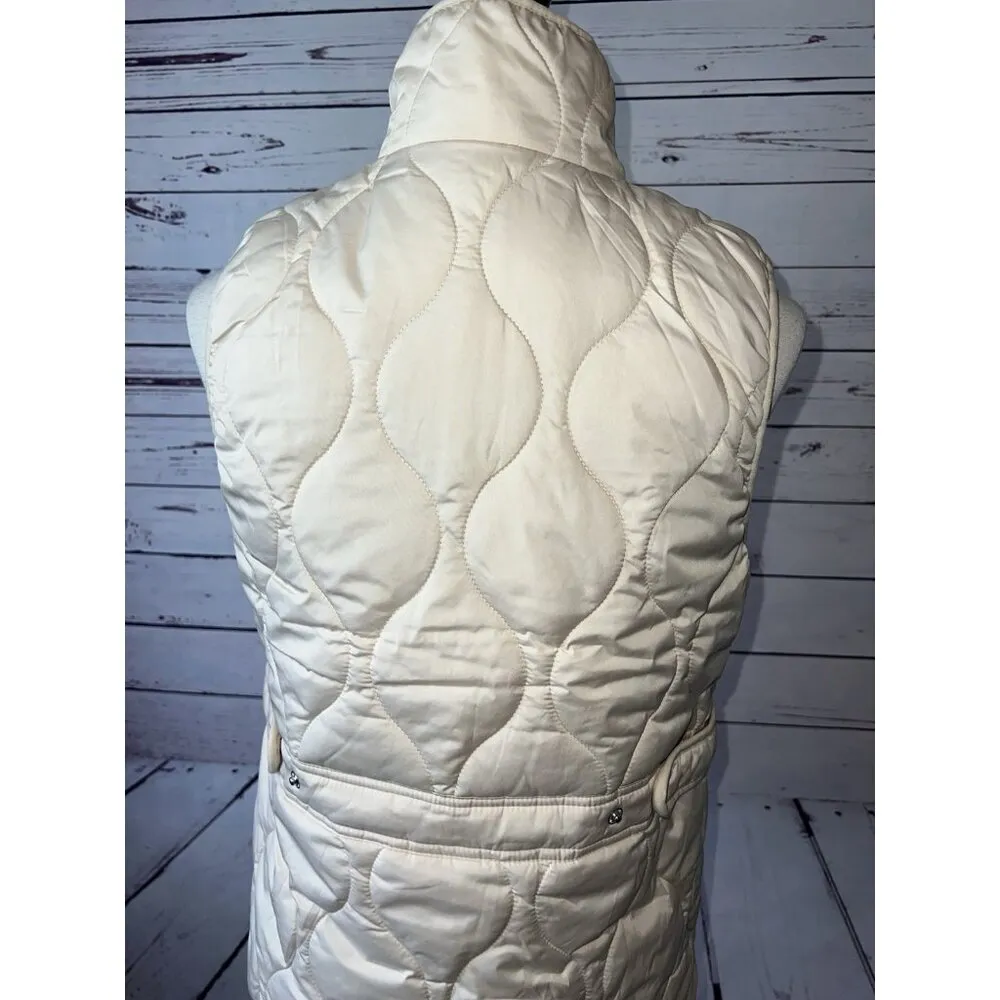 J Crew Signature Puffer Quilted Zip Vest XS Extra Small Pockets Puffer Lined Ski - Image 7