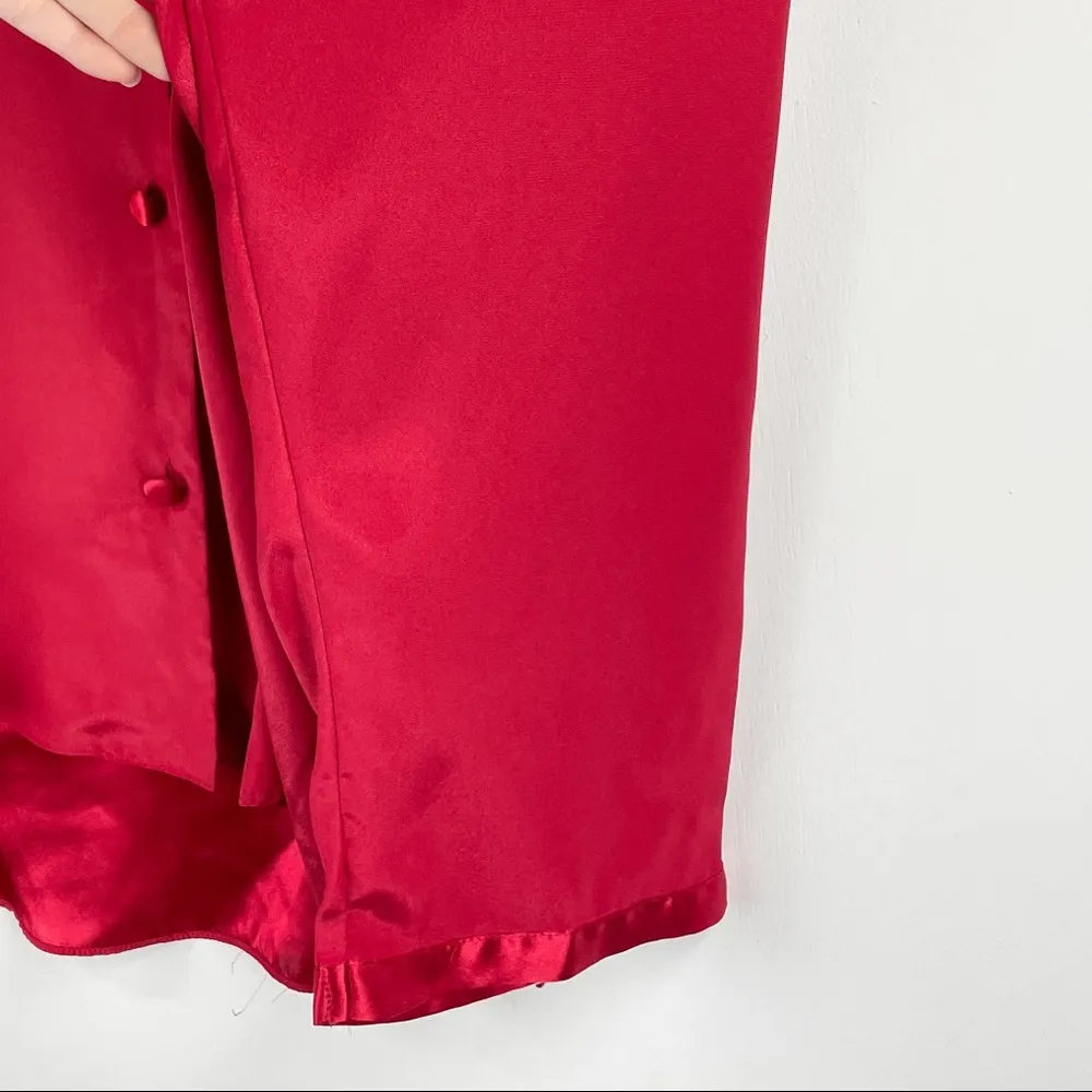 Victoria’s Secret Red Button Up Pajama Top - Image 7