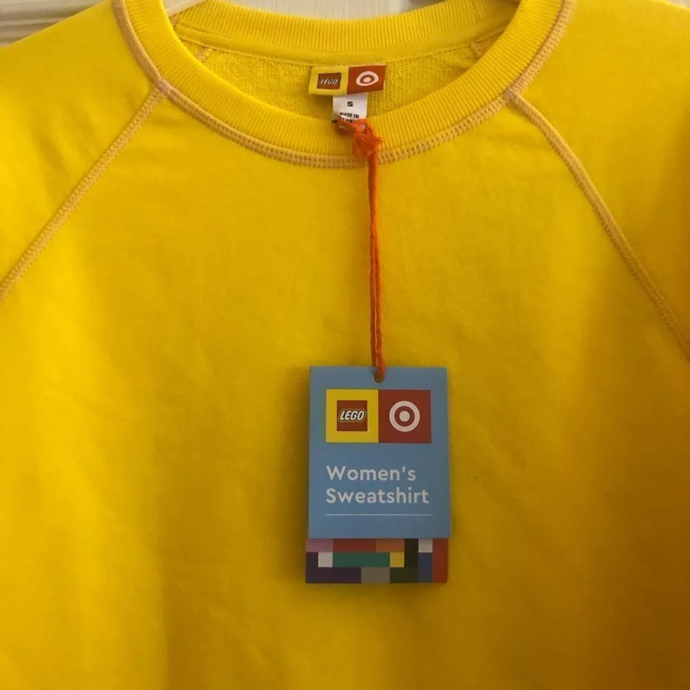 LEGO Collection x TARGET Women’s Lego Minifigure Embroidered Size S Yellow - Image 8