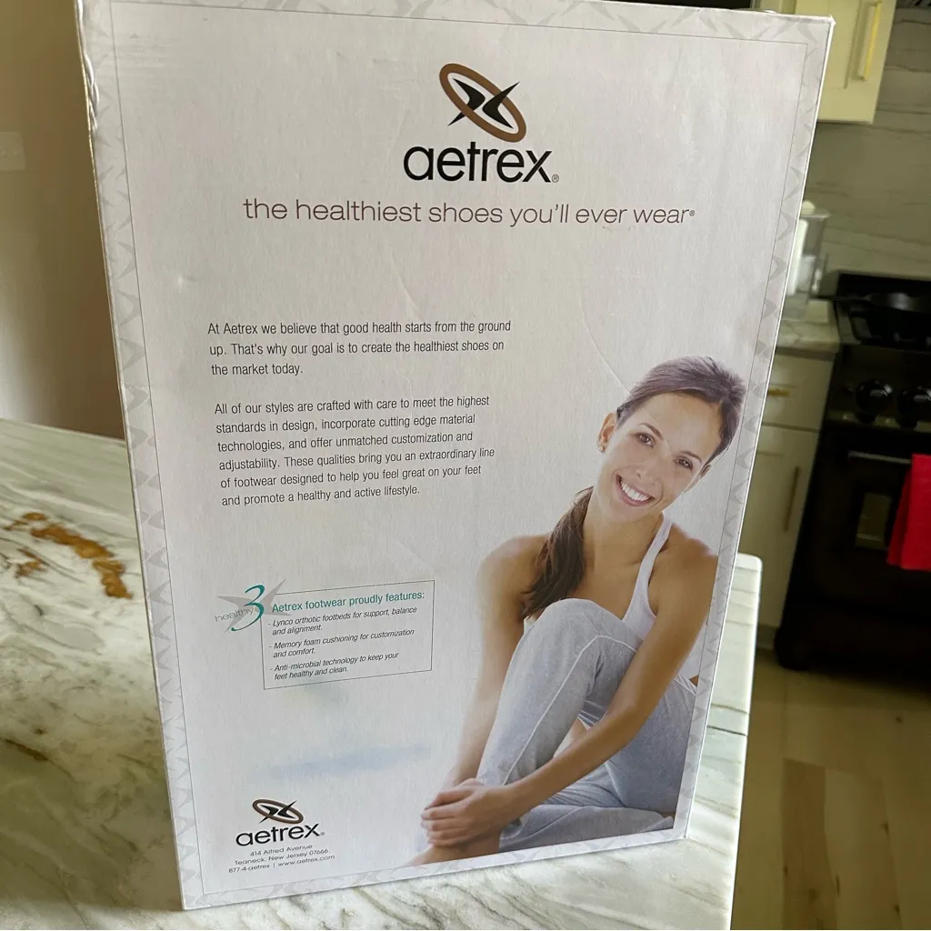 Aetrex NEW  Tan Brown Sock Knit Shaft Knee High Boot Size 38 - Image 12