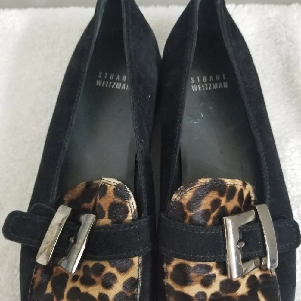 Stewart Weitzman camel loafers Black Size 8 - Image 3