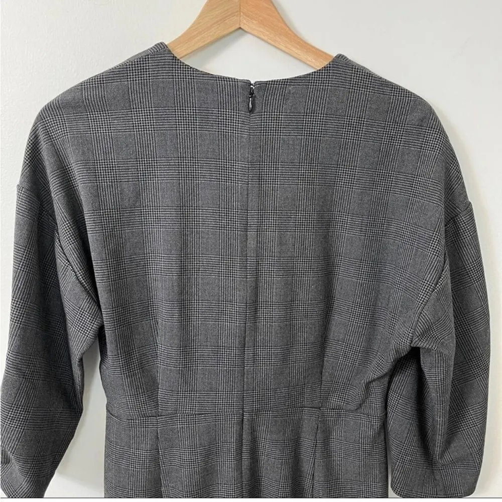 Babaton Aritzia Kurt Plaid V-Neck Dress - Image 6