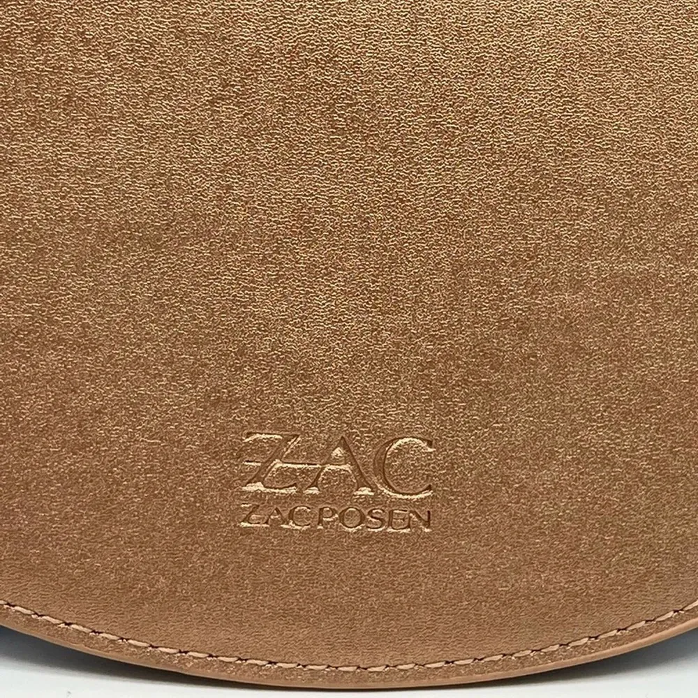 ZAC ZAC POSEN for Bloomingdale’s small beige pink shoulder or crossbody Tan - Image 8