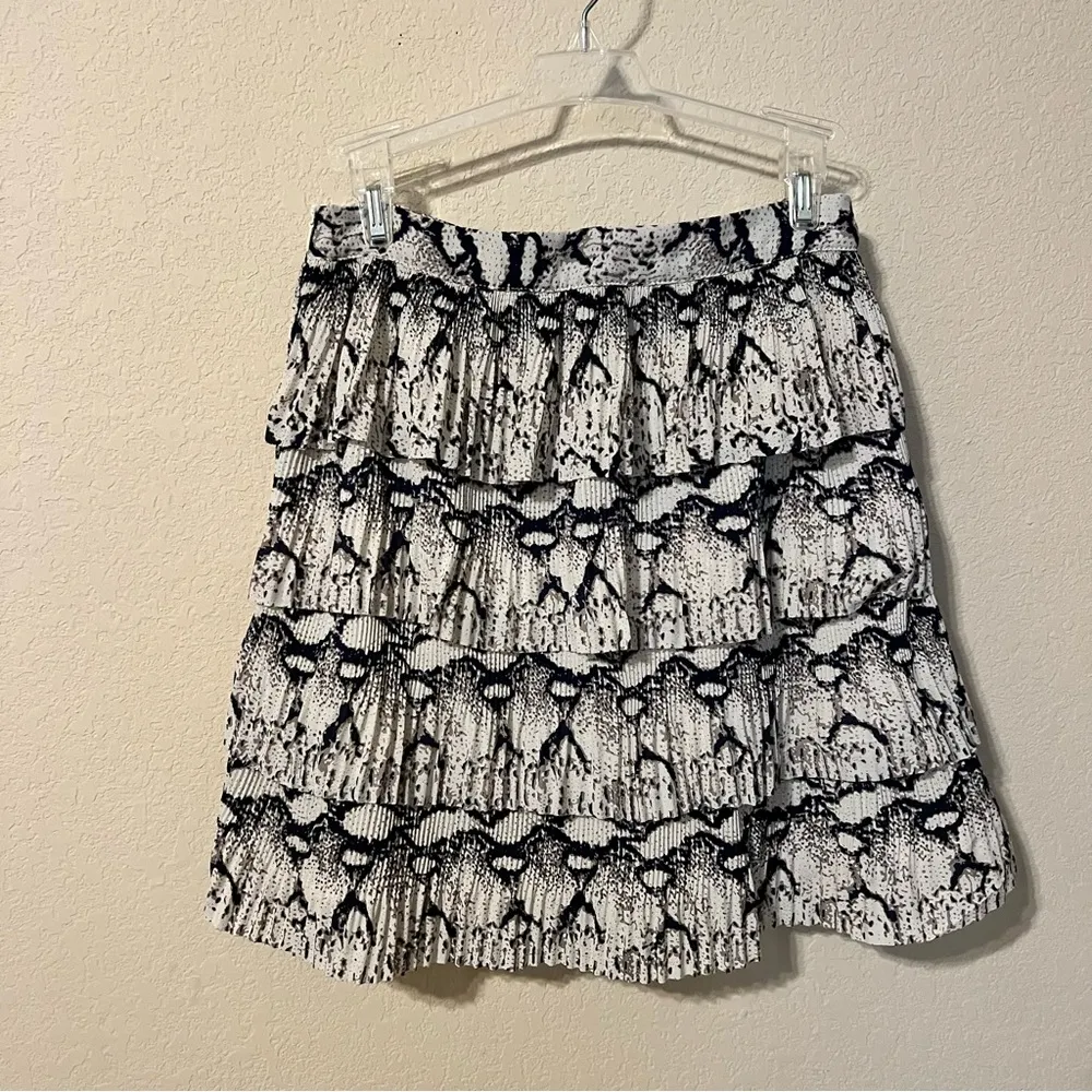 Endless Rose Snakeskin Pleated Tiered Skirt - Image 6