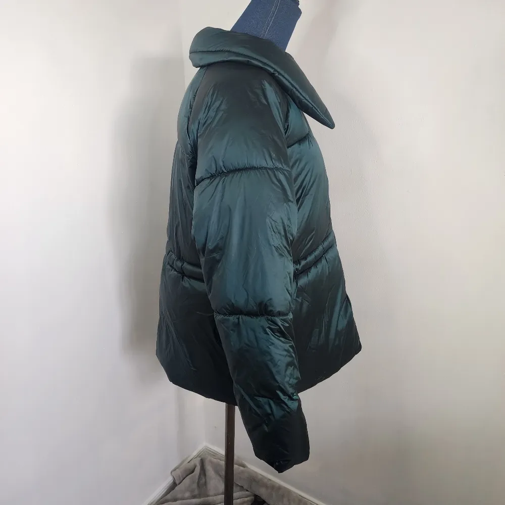 A New Day Dark Green Puffer Jacket - Image 4